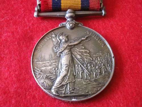 BOER WAR- QSA TO 218 TPR. J.A. Mc BEAN - SOUTH AUSTRALIA IMPERIAL BUSHMEN + WITTEBERGEN CLASP (7781)