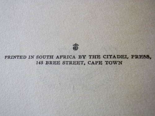 RHODESIA BSAP - `BLUE & OLD GOLD`  HC 1953 - 199 Pgs + AFFIXED LETTER TO PM HUGGINS   (7791)