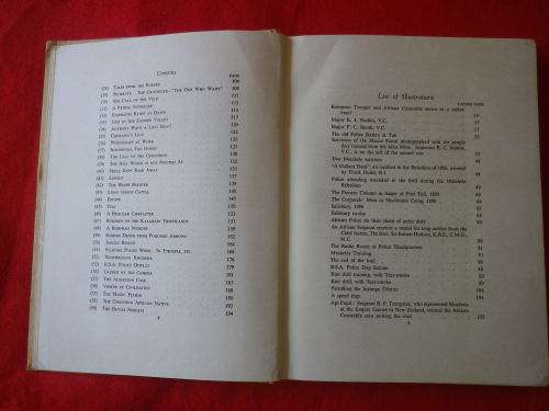 RHODESIA BSAP - `BLUE & OLD GOLD`  HC 1953 - 199 Pgs + AFFIXED LETTER TO PM HUGGINS   (7791)