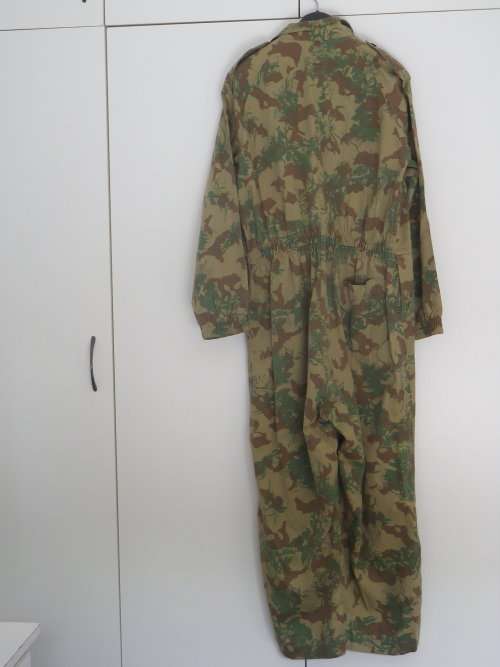 SA POLICE PATT. -  CAMMO OVERALLS TO PRIVATE COMPANY - AS FOUND - UNUSUAL - LARGE SIZE RR117  (2744)
