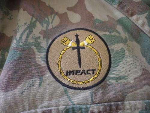 SA POLICE PATT. -  CAMMO OVERALLS TO PRIVATE COMPANY - AS FOUND - UNUSUAL - LARGE SIZE RR117  (2744)