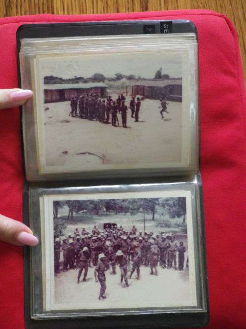 RHODESIAN ARMY - SFA PFUMO RE VANHU PHOTO ALBUM - SHOWING UNIFORMS, TRAINING ETC - 36 PICS    (4871)
