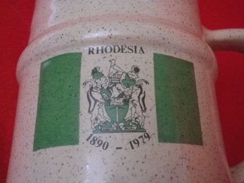 RHODESIA MUG WITH FLAG     (1062)