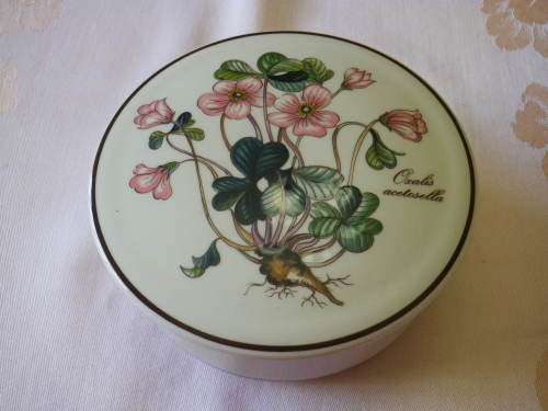 VILLEROY & BOCH `BOTANICA`  BOWL + LID -  DIAMETER 12.5cm - NO CHIPS OR CRACKS, GOOD CONDITION