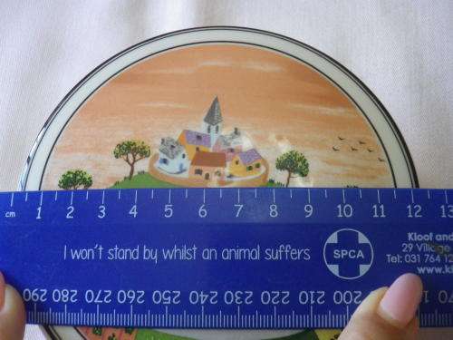 VILLEROY & BOCH `BOTANICA`  BOWL + LID -  DIAMETER 12.5cm - NO CHIPS OR CRACKS, GOOD CONDITION