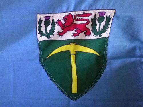 SOUTHERN RHODESIA FLAG - MADE WILLIAM SMITH - INSCRIBED - SIZE 6`X3`-186X90cm  GOOD CONDITION (7894)