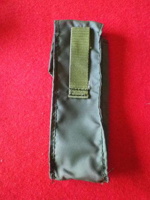 RHODESIAN - PRIVATELY MADE NYLON WATER BOTTLE POUCH (1 STUD MISSING)+ BROWNING 9mm MAG POUCH(7898)