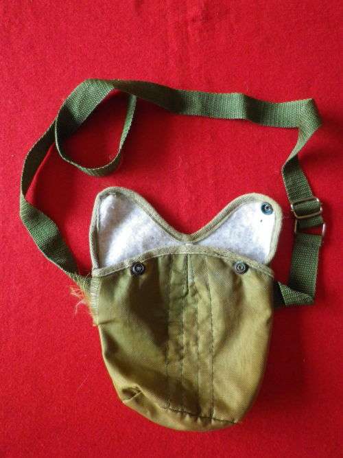RHODESIAN - PRIVATELY MADE NYLON WATER BOTTLE POUCH (1 STUD MISSING)+ BROWNING 9mm MAG POUCH(7898)