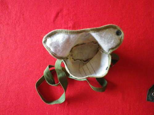 RHODESIAN - PRIVATELY MADE NYLON WATER BOTTLE POUCH (1 STUD MISSING)+ BROWNING 9mm MAG POUCH(7898)