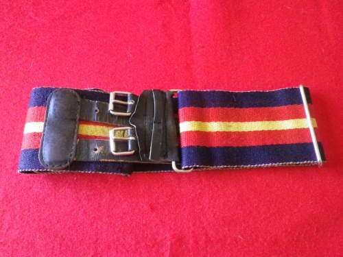 RHODESIAN ARMY SERVICES CORPS STABLE BELT - MAX LENGTH 79CM / 31`  -     (7945)