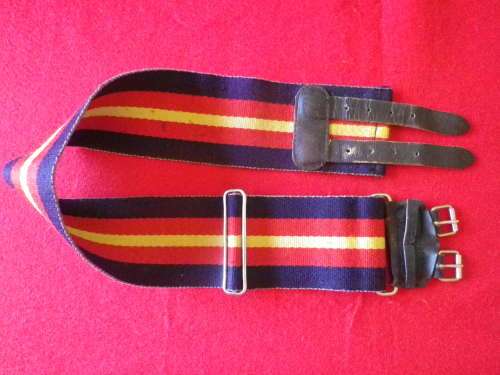 RHODESIAN ARMY SERVICES CORPS STABLE BELT - MAX LENGTH 79CM / 31`  -     (7945)