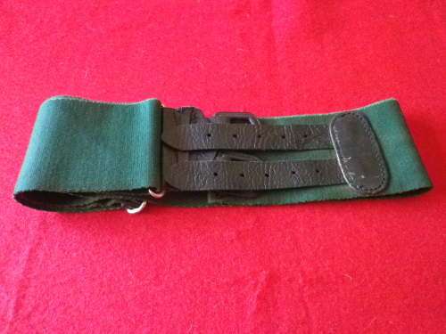 RHODESIAN DEFENCE REGT. STABLE BELT - MAX LENGTH 87CM / 34`   (7949)