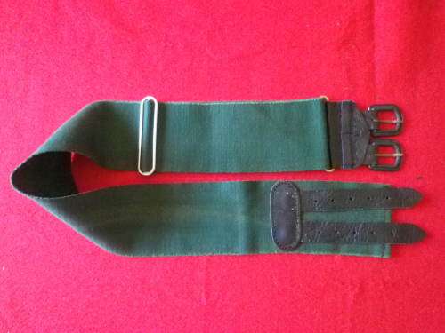 RHODESIAN DEFENCE REGT. STABLE BELT - MAX LENGTH 87CM / 34`   (7949)