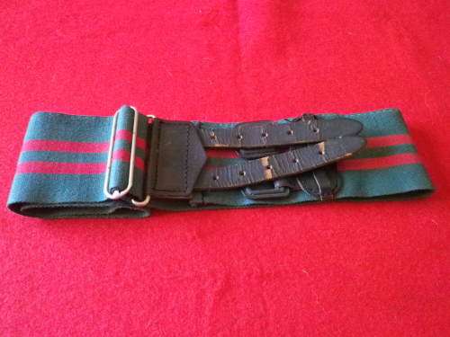 RHODESIAN STAFF CORPS. / WOMENS SERVICES  STABLE BELT - MAX LENGTH 79CM / 31`   (7944)