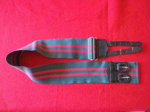 RHODESIAN STAFF CORPS. / WOMENS SERVICES  STABLE BELT - MAX LENGTH 79CM / 31`   (7944)