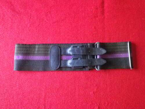 RHODESIAN CHAPLAINS CORPS.  STABLE BELT - MAX LENGTH 77CM / 30` - NOTE MINOR FADE- SCARCE   (7948)