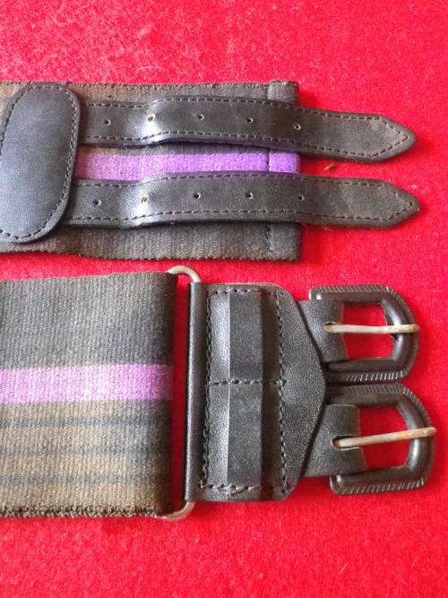 RHODESIAN CHAPLAINS CORPS.  STABLE BELT - MAX LENGTH 77CM / 30` - NOTE MINOR FADE- SCARCE   (7948)
