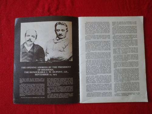 `RHODESIA BEFORE 1920` SOFT COVER BOOKLET - GENERAL PIONEER HISTORY    (6523)