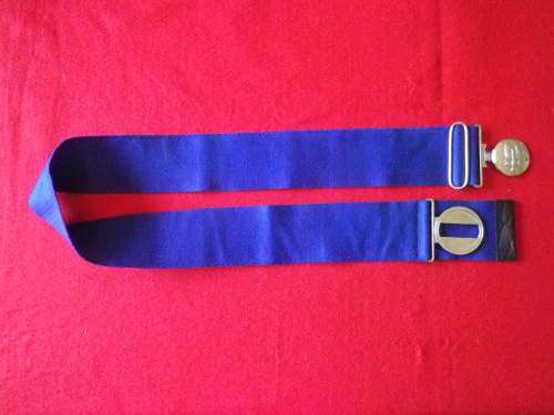 RHODESIAN SAS STABLE BELT  - BUCKLE STAMPED REUTELER. MAX LENGTH 100CM / 39`L - GOOD CONDITION(7964)