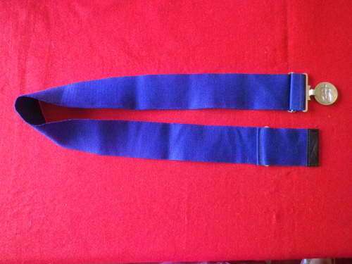 RHODESIAN SAS STABLE BELT  - BUCKLE STAMPED REUTELER. MAX LENGTH 100CM / 39`L - GOOD CONDITION(7964)