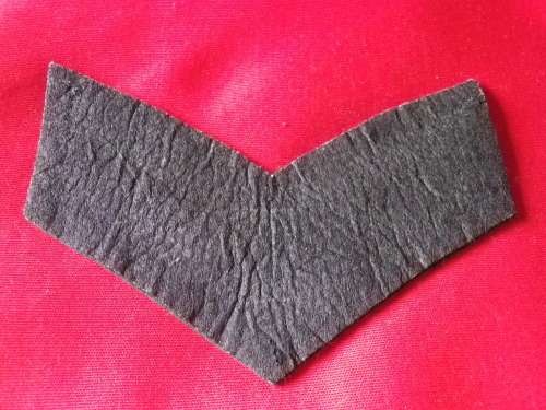 RHODESIAN ARMY - CORPORAL STRIPES FOR GREENS              (7966)