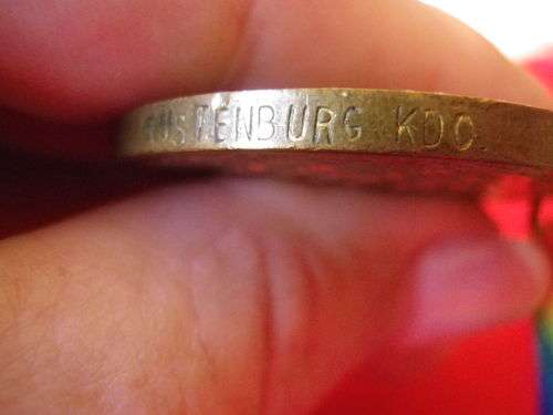 WW1 - SA BILINGUAL VICTORY MEDAL TO BURGER BENADI - RUSTENBURG COMMANDO - NO RESEARCH (4971)