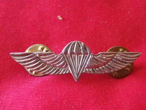 SA - HUNTERS GROUP -  REPLICA SILVER MESS DRESS WING     (6514)