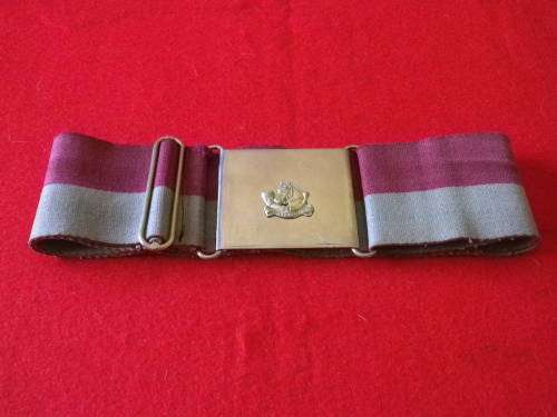 RHODESIA - GREY`S SCOUTS STABLE BELT   - MAX LENGTH 97CM / 38`     (7977)