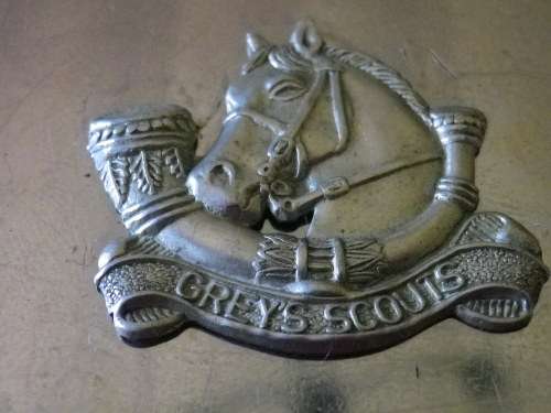 RHODESIA - GREY`S SCOUTS STABLE BELT   - MAX LENGTH 97CM / 38`     (7977)