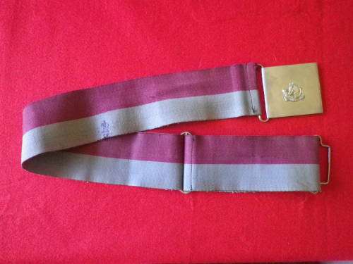 RHODESIA - GREY`S SCOUTS STABLE BELT   - MAX LENGTH 97CM / 38`     (7977)