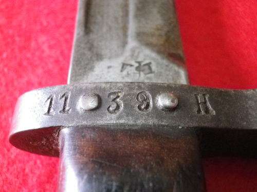 AUSTRIAN ARMY - MODEL 1895 BAYONET FOR MANNLICHER RIFLE - NO SCABBARD - BLADE LENGTH 24.6CM   (4877)