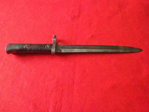 AUSTRIAN ARMY - MODEL 1886/88 BAYONET FOR MANNLICHER RIFLE - NO SCABBARD - BLADE LENGTH 24.2CM(4883)