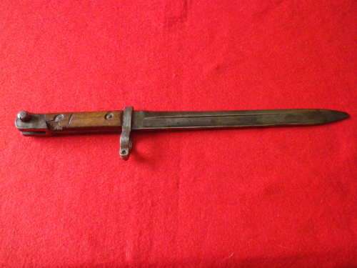 AUSTRIAN ARMY - MODEL 1886/88 BAYONET FOR MANNLICHER RIFLE - NO SCABBARD - BLADE LENGTH 24.2CM(4883)