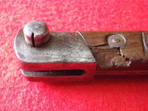 AUSTRIAN ARMY - MODEL 1886/88 BAYONET FOR MANNLICHER RIFLE - NO SCABBARD - BLADE LENGTH 24.2CM(4883)