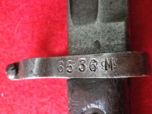 AUSTRIAN ARMY - MODEL 1886/88 BAYONET FOR MANNLICHER RIFLE - NO SCABBARD - BLADE LENGTH 24.2CM(4883)