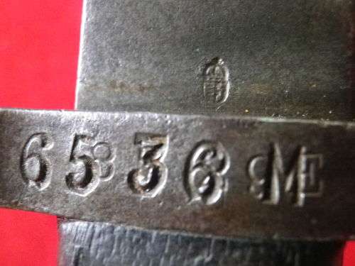 AUSTRIAN ARMY - MODEL 1886/88 BAYONET FOR MANNLICHER RIFLE - NO SCABBARD - BLADE LENGTH 24.2CM(4883)