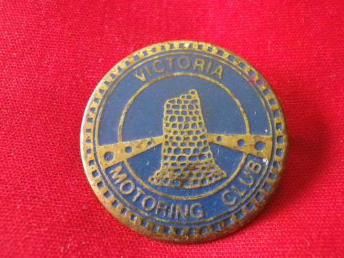 RHODESIA -  (FORT) VICTORIA MOTORING CLUB LAPEL BADGE   (8007)