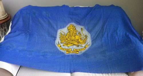 RHODESIA - BSAP FLAG - MADE WILLIAM SMITH - SIZE 180cm X 95 cm - SEE BELOW  (507)
