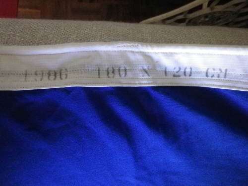 BOPHUTHATSWANA NATIONAL FLAG  -  180 x 120CM- 1986  - MINOR DAMAGE ON ORANGE STRIPE AS SEEN (6078b)