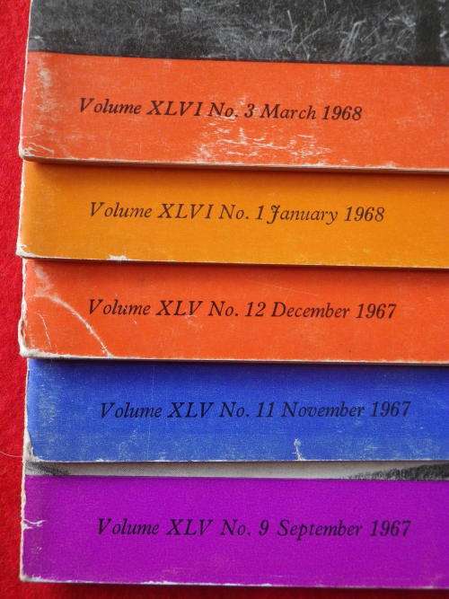 RHODESIA BSAP - LOT 10 X `OUTPOSTS` MAGAZINES - FROM 1967, SEE DATES OF ISSUES IN PICS (8062)