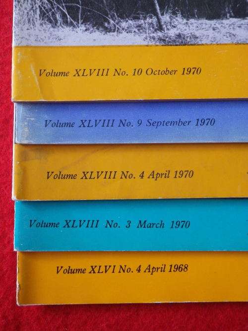 RHODESIA BSAP - LOT 10 X `OUTPOSTS` MAGAZINES - FROM 1967, SEE DATES OF ISSUES IN PICS (8062)