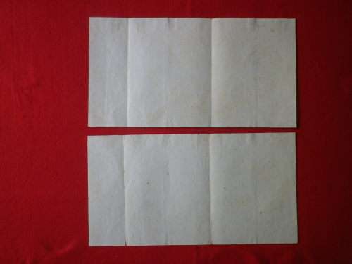 RHODESIA NATIONAL PARKS - 2 X MAP SECTIONS OF MATOPOS NP. - USED ON PATROLS    (8068)