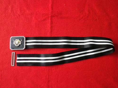 SADF - 32 BATTALION STABLE BELT - MAX LENGTH WHEN ASSEMBLED   97CM / 38`    (2905)