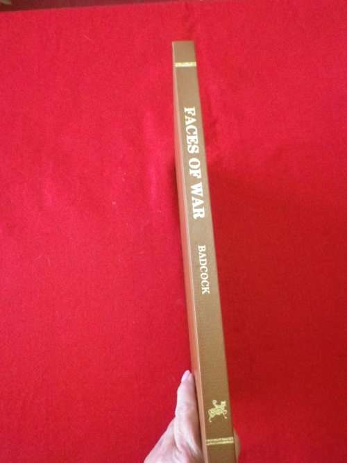 RHODESIA - `FACES OF WAR` BY PETER BADCOCK - SIGNED - 1980  - UNCOMMON   (8102)