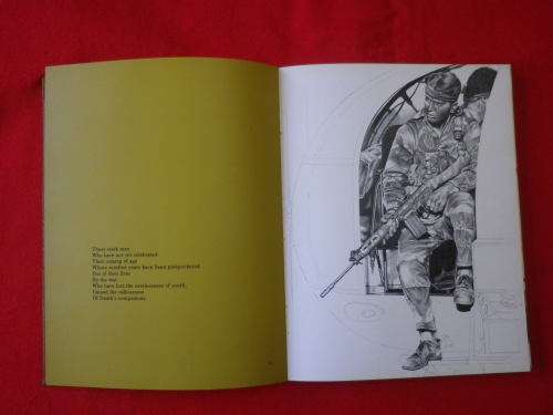 RHODESIA - `FACES OF WAR` BY PETER BADCOCK - SIGNED - 1980  - UNCOMMON   (8102)