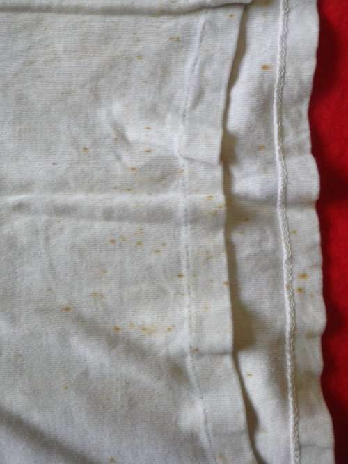 RHODESIA - ORIGINAL TEE SHIRT SHOWING FLAG - MADE MONOGRAM - SIZE 97 - SOME DISCOLOURATION (4007)