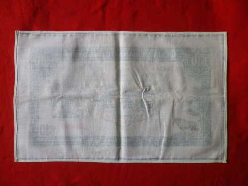 RHODESIAN TEA TOWEL DESIGNED AS $10 NOTE. MADE SUPERSCREEN - SIZE 68 X 42cm - GOOD CONDITION(8190)
