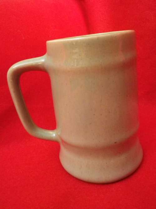 RHODESIAN ARMY BEER MUG - `ADVICE TO EVERY TERRORIST`       (4115)