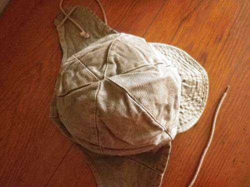 RHODESIAN WAR PICK UP - EX ZIPRA CAP WITH EAR FLAPS - RIM 56CM/22`  MADE ALTONIS HONG KONG (4126)