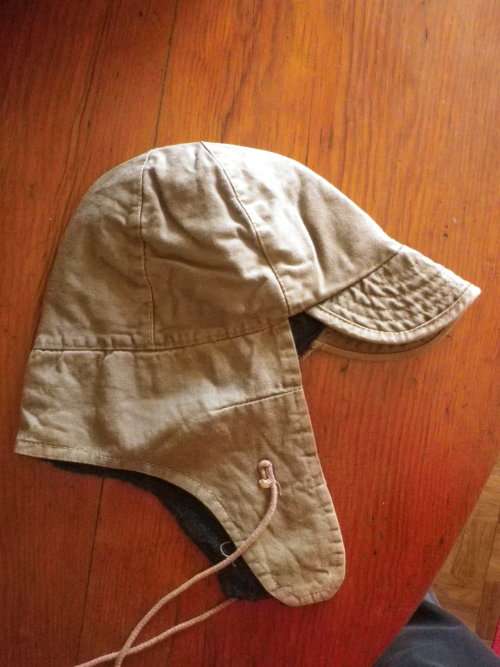 RHODESIAN WAR PICK UP - EX ZIPRA CAP WITH EAR FLAPS - RIM 56CM/22`  MADE ALTONIS HONG KONG (4126)